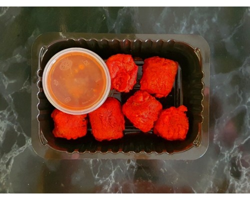Haggis Pakora with Chilli Sauce